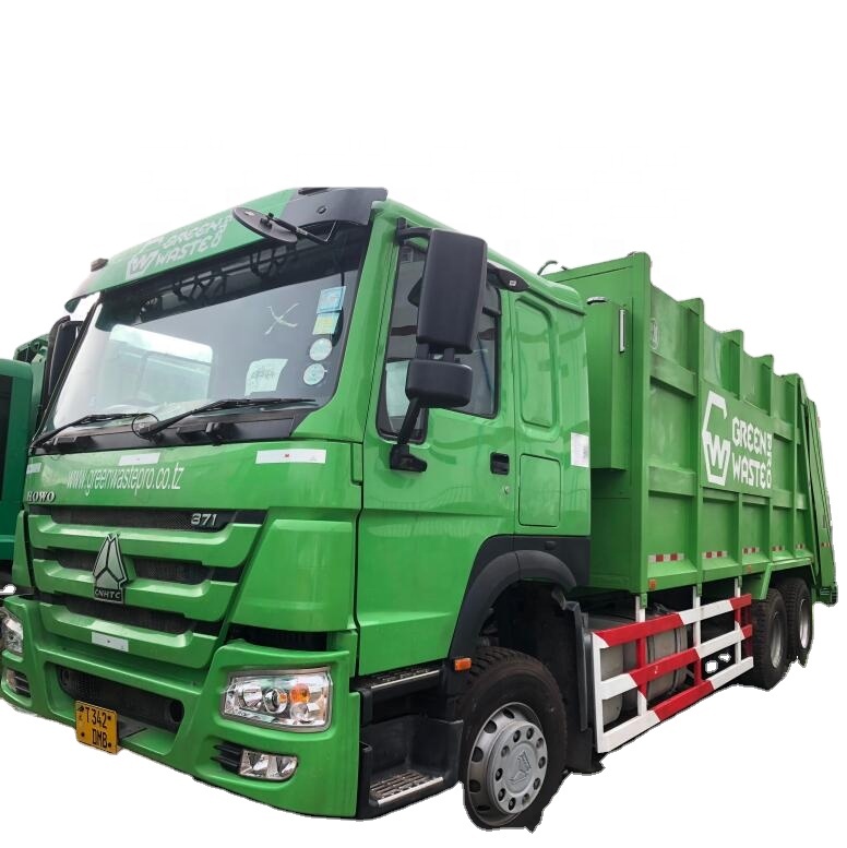 Сверхмощный гигиенический мусоровоз HOWO 6x4 371 л.с. 28 куб. М