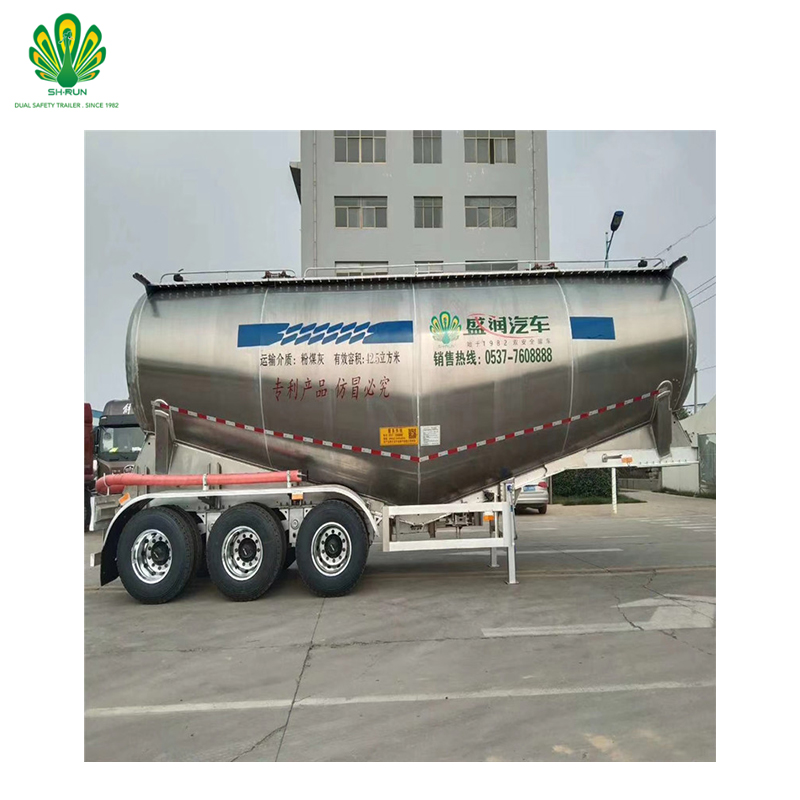 China factory hot selling 3 axles powder cement tanker Dry powder cement tank semi truck trailer cheap