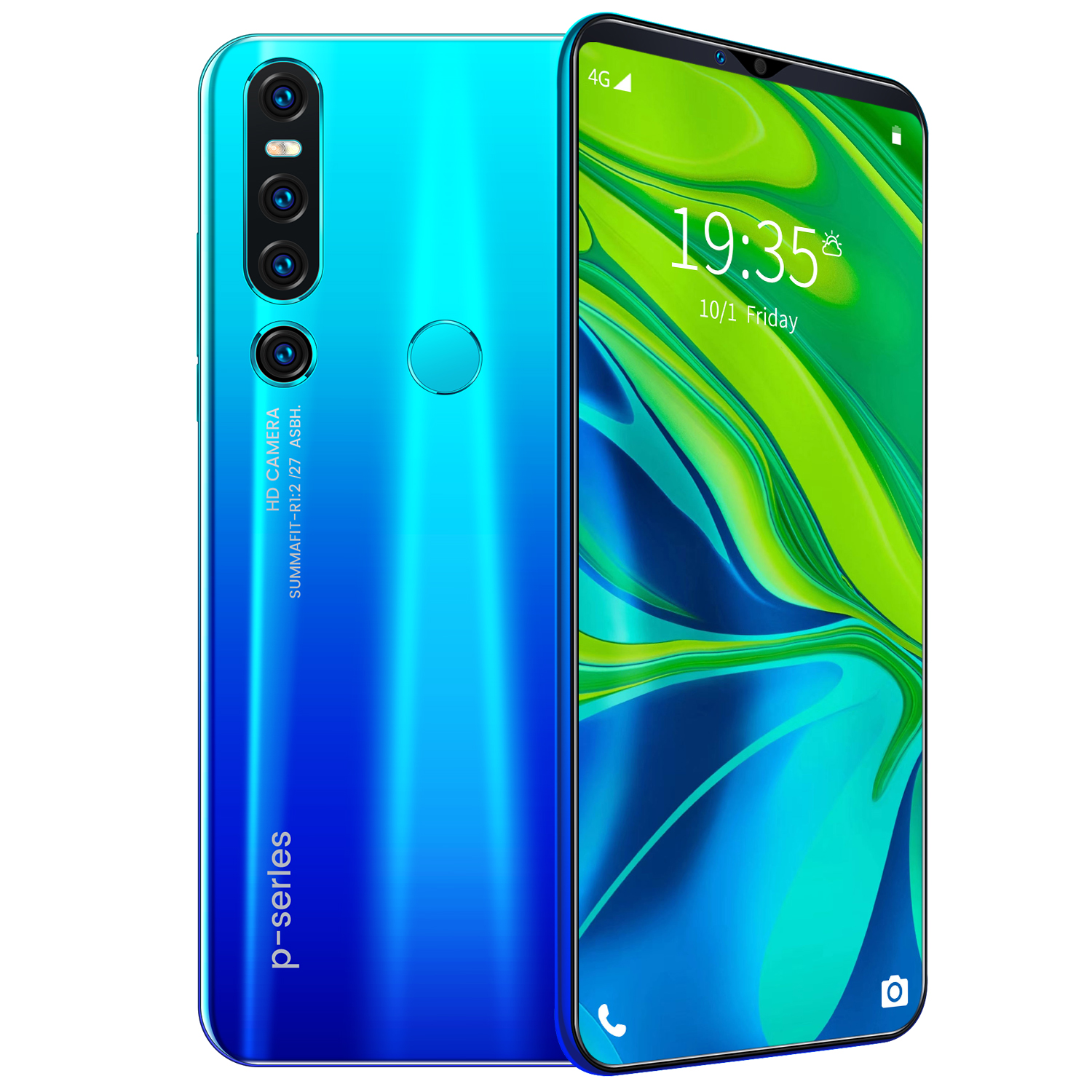 Заводской 6,1 дюймовый телефон P46 pro разблокированный дешевый мобильный телефон Android 4G telefoon сотовая идентификация лица