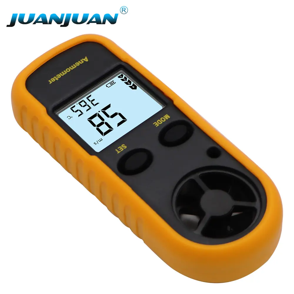 New GM816 Digital Anemometer Wind Speed Meter Air Velocity Airflow Temperature Tester with LCD Backlight