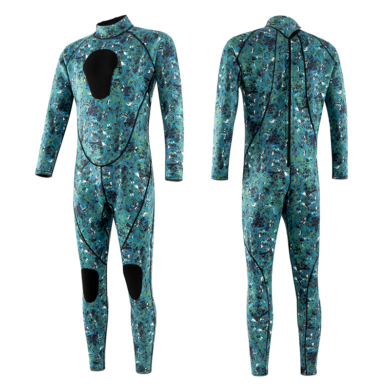 China Manufacturer Custom Logo Cheap Scuba Diving Equipment Long Sleeve Spearfishing 3mm Neoprene Wetsuit for Surfing