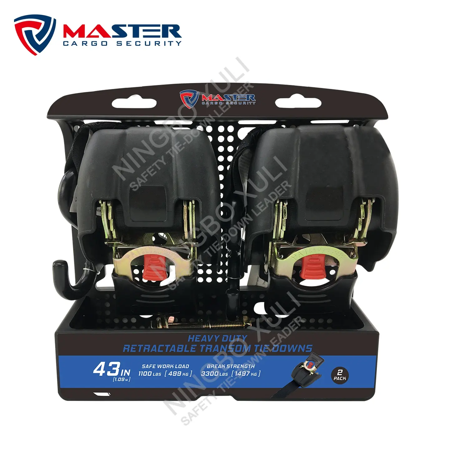 Xuli 2"x43" Bolt-on Retractable Transom Marine Tie down