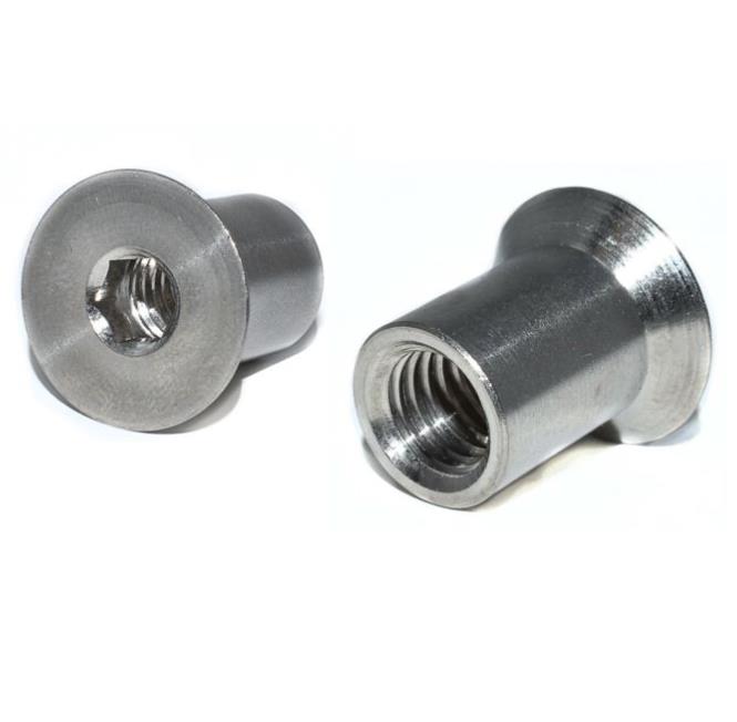 Гайки из нержавеющей стали с шестигранным углублением M4X12