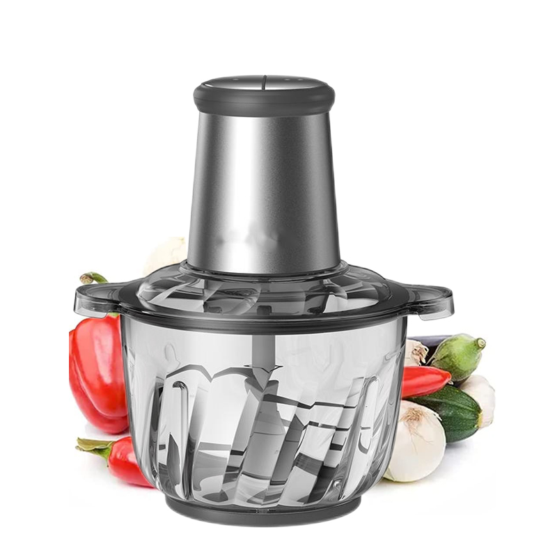 Горячая Распродажа, Электрический измельчитель для мяса и овощей, измельчитель для нарезки кубиками и пюре с острыми лезвиями, кухонный комбайн