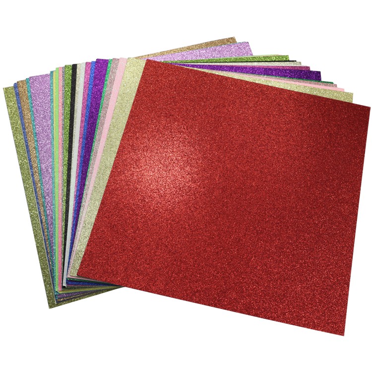 12x12 "Заказная оптовая торговля diy Использовать кардмейкерская блестящая бумага