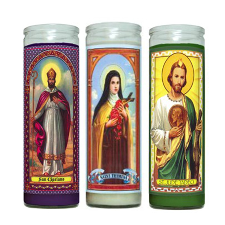 Easter Useful Church Memorial Cemetery Candles In Glass