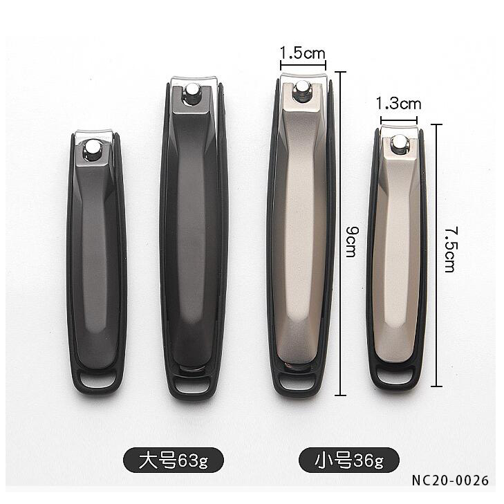 Custom logo nail clipper stainless steel big and small toe nail cutter for finger and feet