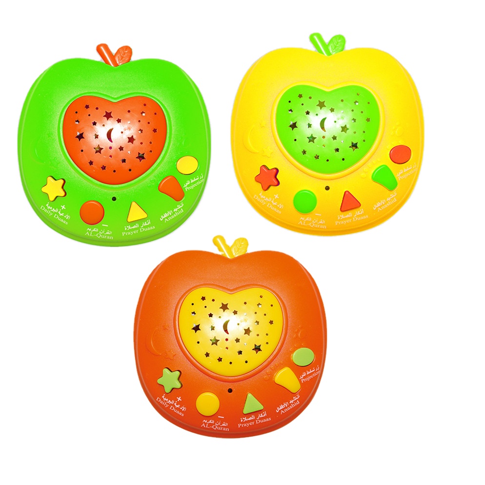 Islamic Gift Early Educational Apple Shape Quran Player Arabic Learning Toys for Muslim Kids