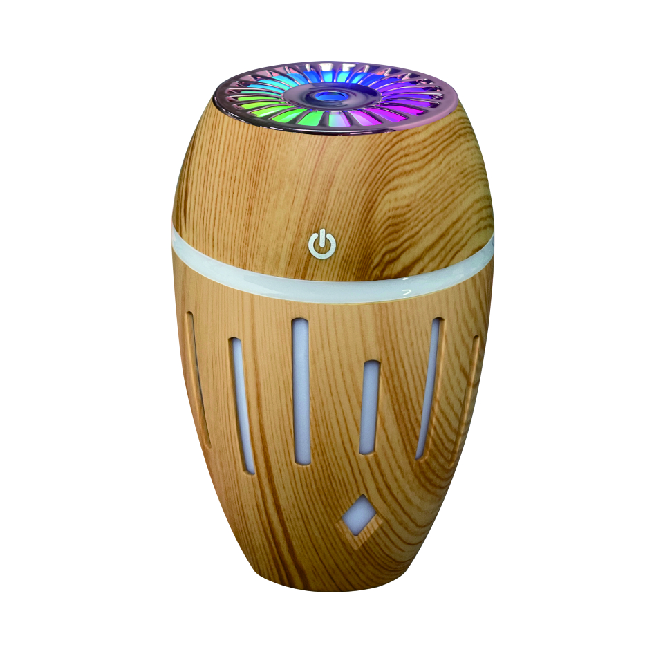 new releases 2023 wood Car air humificador flash light usb humidifier portable car diffuser Ultrasonic Air Humidifiers