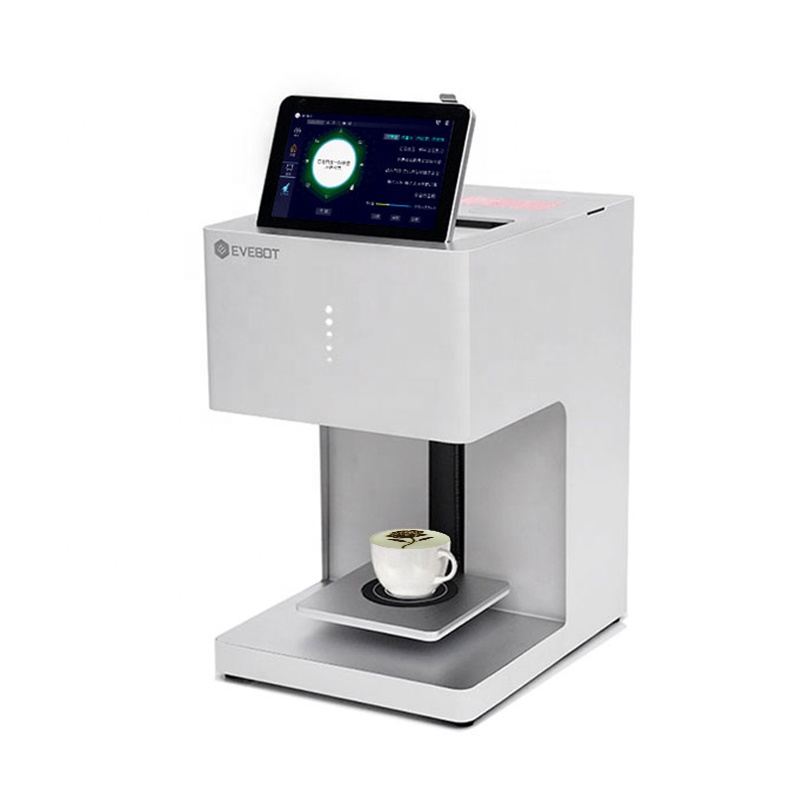 The fastest smart automatic 3D wifi coffee printer/coffee latte art printe/foam milk coffee printer with edible ink EB-FTPro