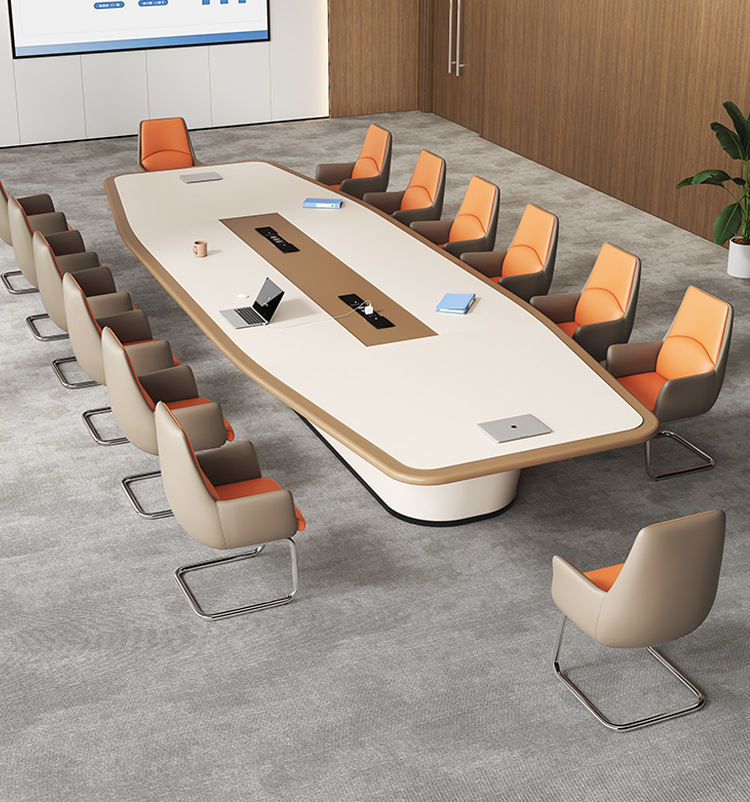 Factory supply office furniture mdf board modern conference desk conference table conference chairs with desks for office