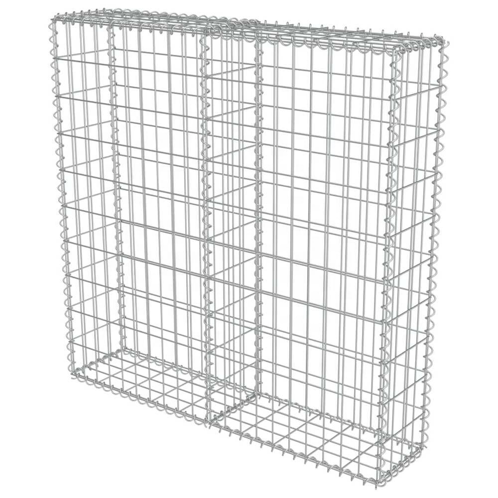 Galvanized welded gabion box stone wall basket for fence