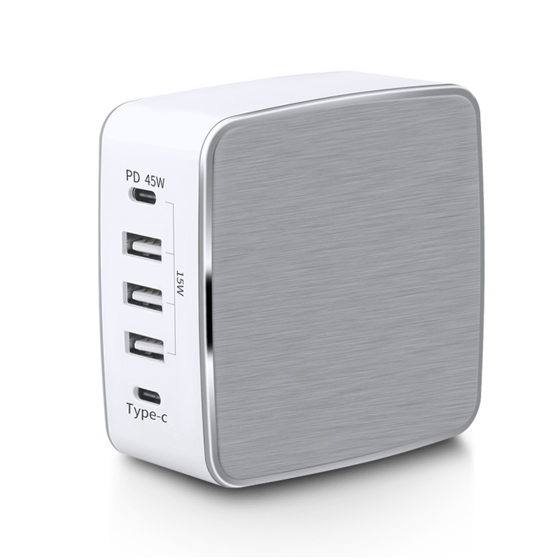 60 Вт 5 портов usb Тип c pd быстрое настенное зарядное устройство для мобильного телефона ноутбука планшета