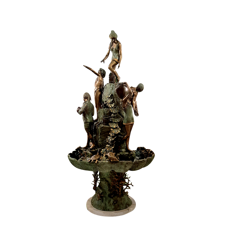 Neapolitan Bronze Wall Decorative Water Fountains Indoor