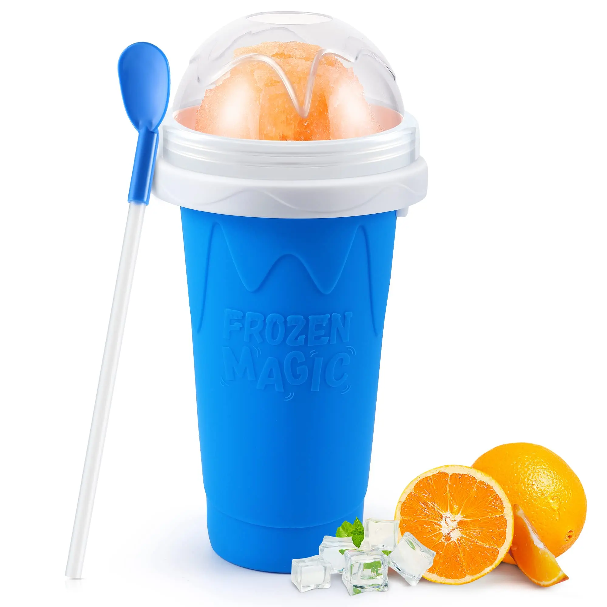 Сладкая чашка Magic Slushy Maker Сжимающая чашка Slushie Maker, Домашний молочный коктейль Охлаждающая чашка Squee DIY it для детей