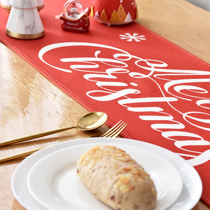 Christmas Decor Table Runner For Home Hotel Banquet Decoration