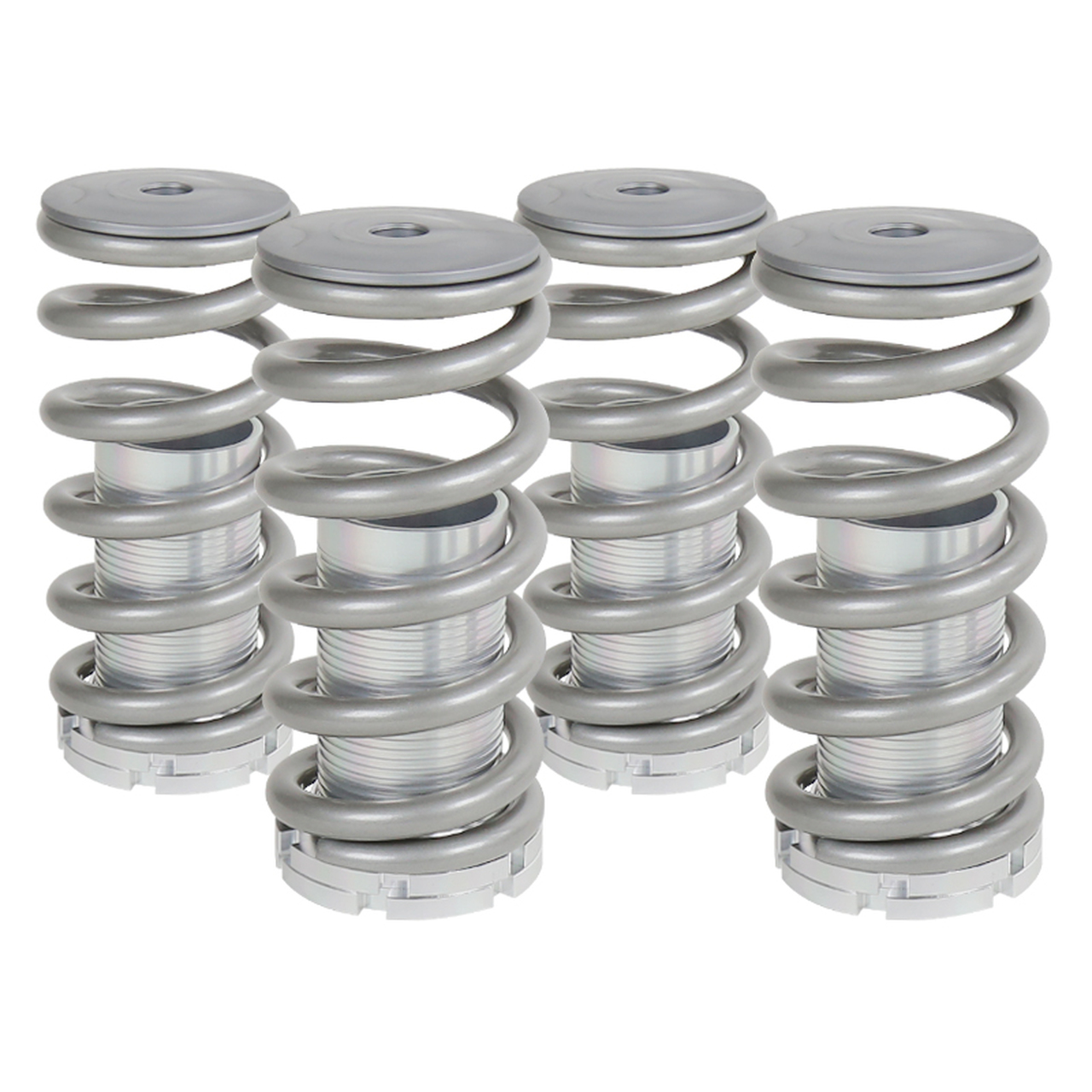1988-2001 Hon-da Ci-vic/CRX Acu-ra Inte-gra Aluminum Front & Rear Coilover Springs Silver