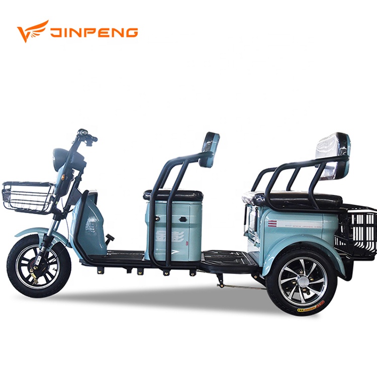 JINPENG Brand XD EEC CE COC Certificate Three Wheel Mobility Electric Tricycle for Passenger Wholesale Bulk Price TOP Quality
