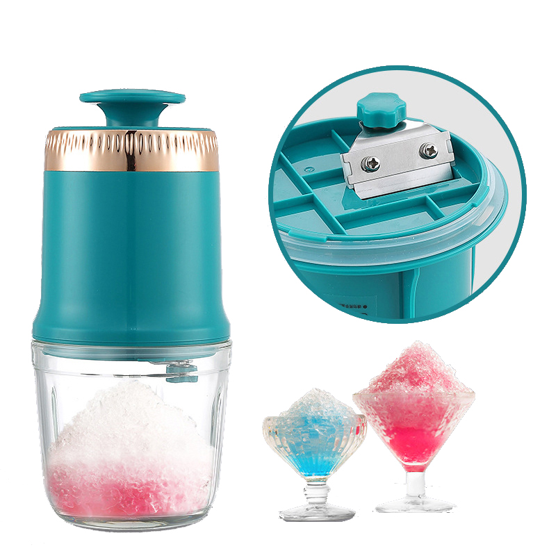 Household Ice Shaver Snow Cone Machine Portable Mini Electric Ice Crusher for home use