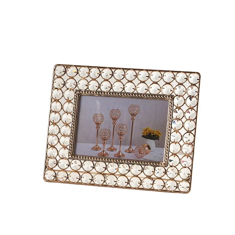Good Quality Gold Color Picture Frame Wall Mounted Plating Photo Frame