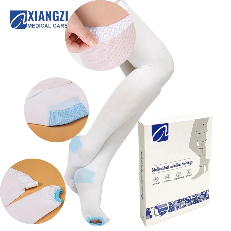 Thigh high knee high anti-embolism stockings 15-20 antithrombotic stockings 20-30 mmhg antiembolic medical compression stockings