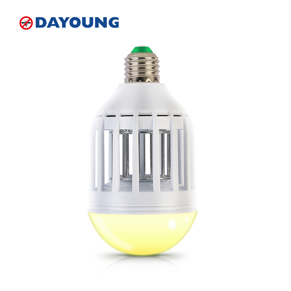 AC120V/220V E26/E27 3500K/6500K ABS PP white color 9W 550Lumen factory Insect Killer Led Bulb Mosquito Killer Lamp
