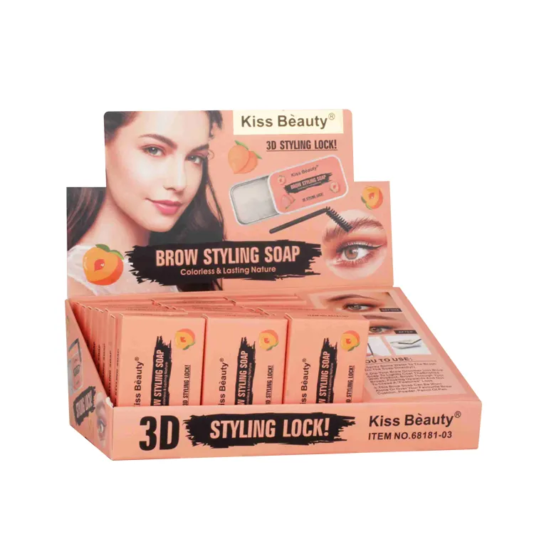 3D Brows Makeup Balm Waterproof Long Lasting Styling Brows Kit Soap Factory New Arrival Brow Styling Soap Colorless Nature