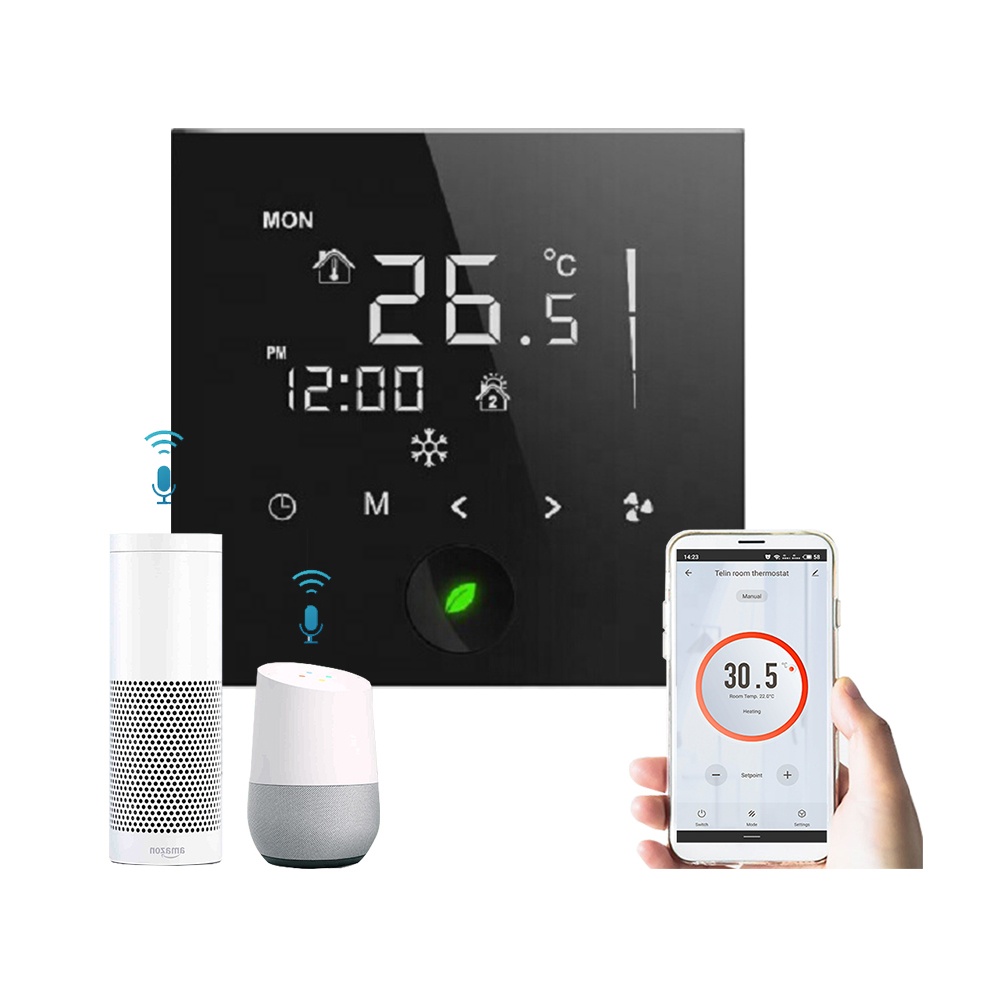 Заводские OEM запчасти для вентиляторной катушки, комнатный термостат Wi-Fi