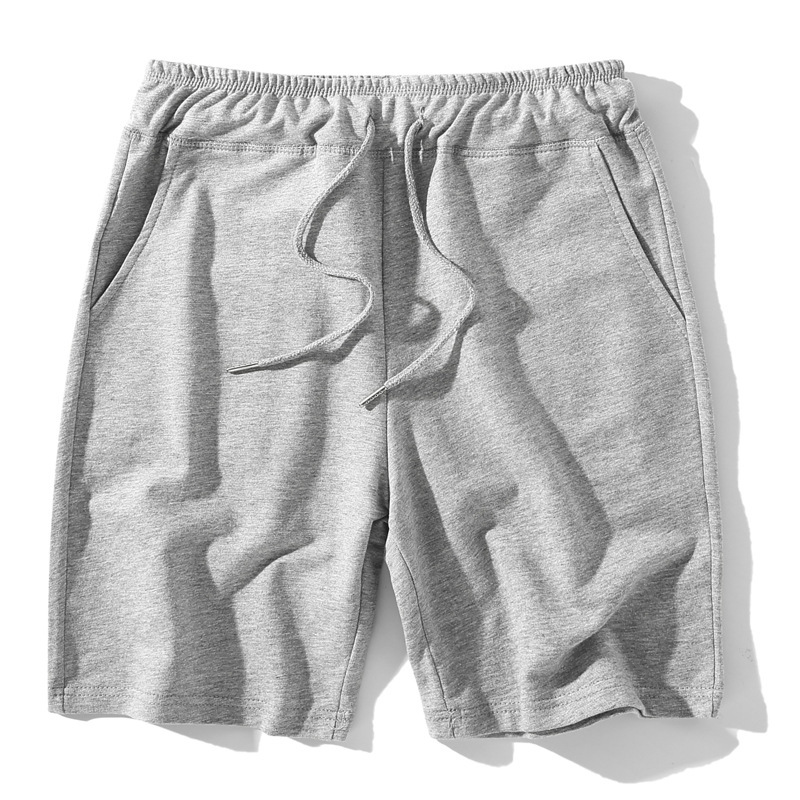Wholesale custom embroidered printed summer running jersey jogger pants US EU size plus size 100% cotton men's shorts