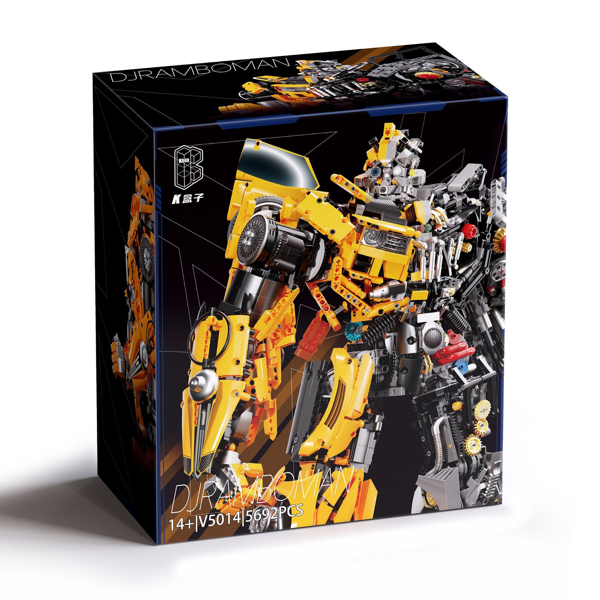 K-box V5014 Metamorphic Robotics building blocks Transformered Series Bumblebees building model bricks for kids gift