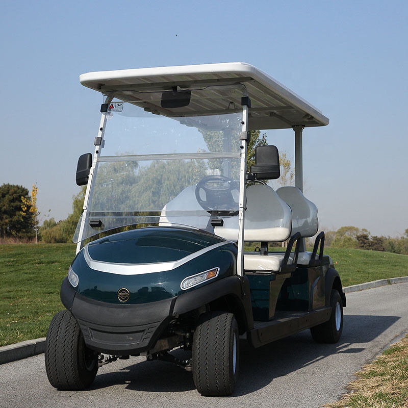 Multifunctional solar powered system 4 seater golf cart for sale