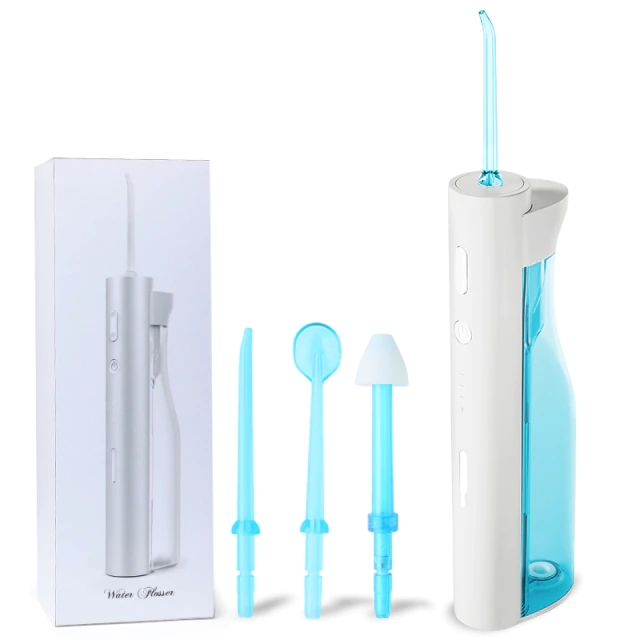 Portable Rechargeable Water Pick Teeth Cleaner 3 Modes Cordless Tooth Rotatable Usb Water Flosser