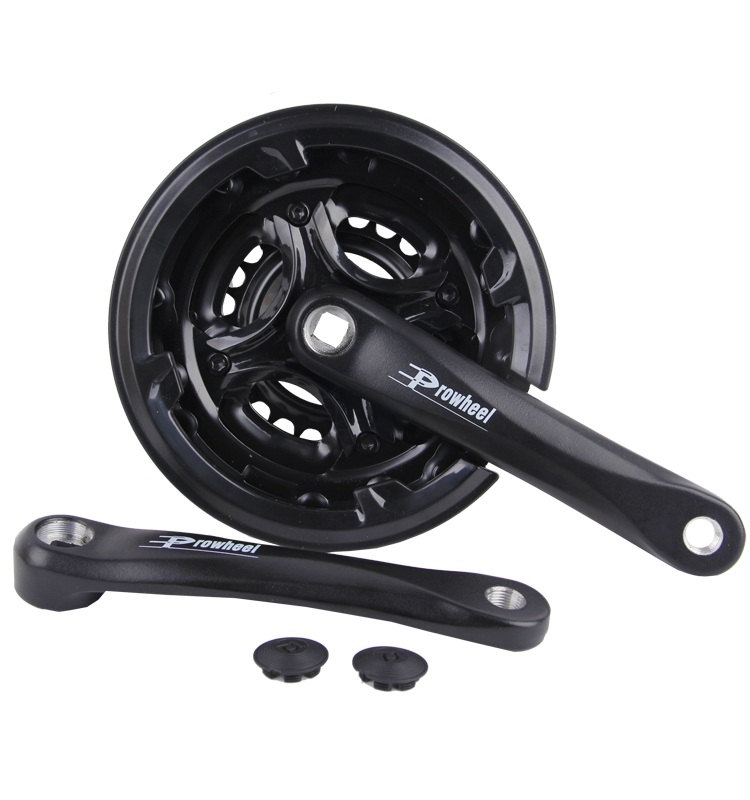 Prowheel haomeng коробка зубчатая пластина 42t34t24t алюминиевый сплав рукоятка зуб 9-10 скоростей полые интегрированный зубчатая пластина