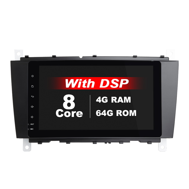 2 Din Android 10 Автомобильный мультимедийный плеер для Mercedes/Benz W203 W209 W219 A-Class A160 C-Class C200 CLK200 Радио Стерео навигация