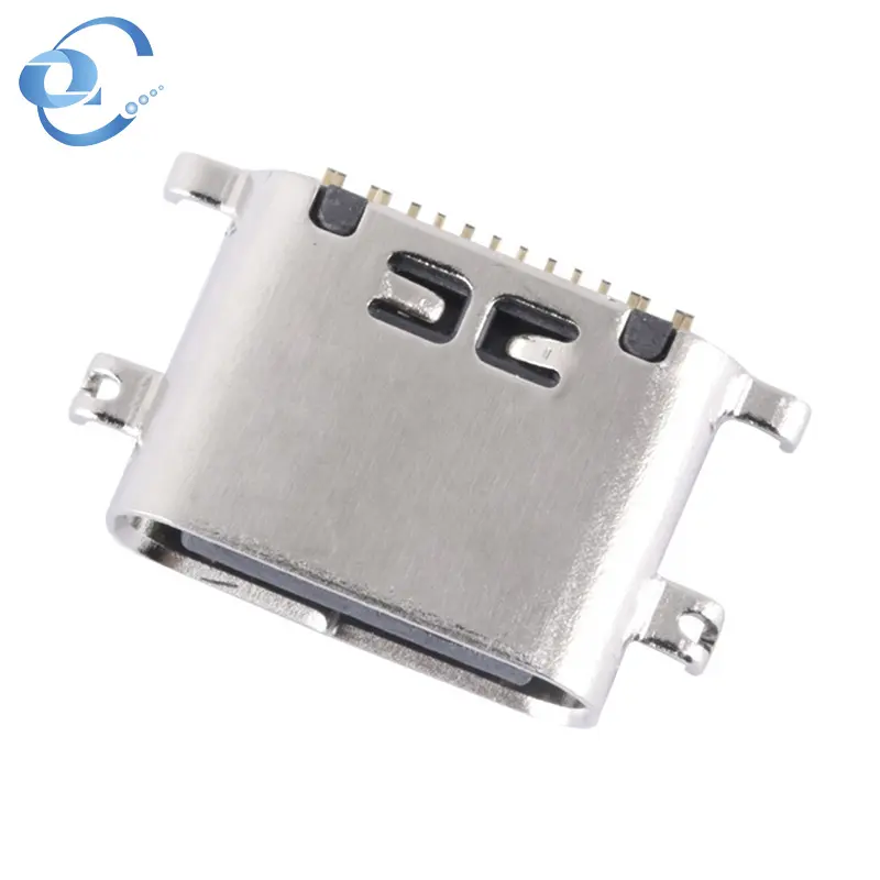 Typc 5A Vertical SMT Female Usb C 16p Type-c Socket Connector 16 Pin