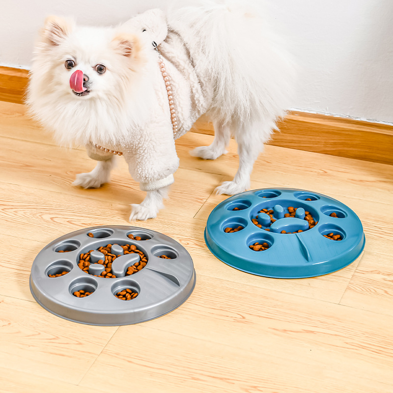 ZMaker Plastic Treat Dispensing Training Slow Feeder Interactive Puzzle Game Pet Dog Toy