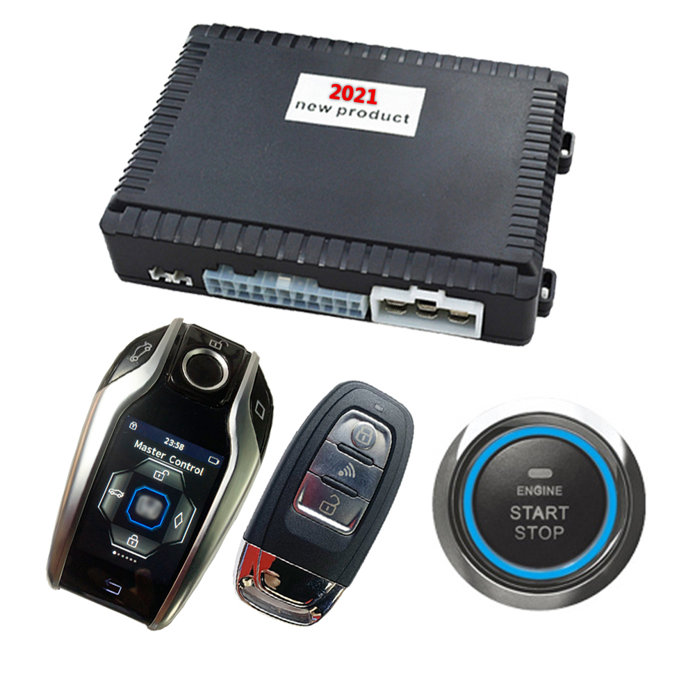 Drop Shipping KOL Anti-Hijacking Remote Engine Start Stop Key Lock Car Antenna Car Alarm System