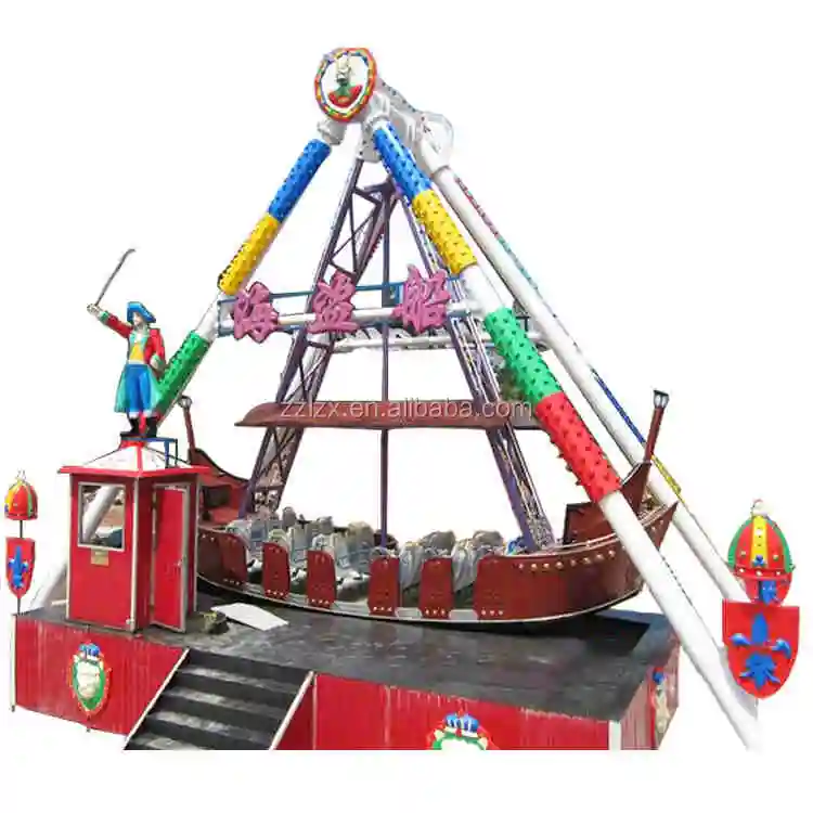 Amusement theme park rides pirate ship ride luna park equipment