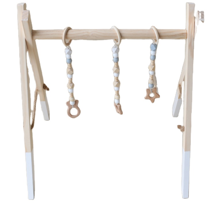 ins wood environmental protection kids wood climbing frame