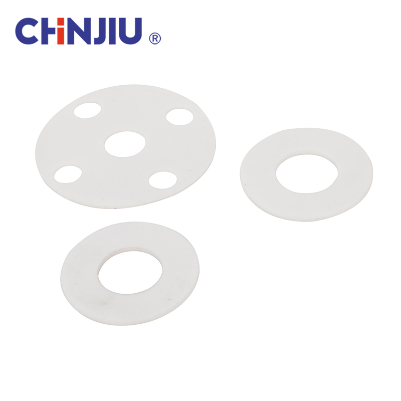 RF JIS DIN BS ASME B16.5 PTFE белая пластиковая прокладка 1,5 3 мм Толщина FF полное лицо плоское кольцо Фланцевая прокладка