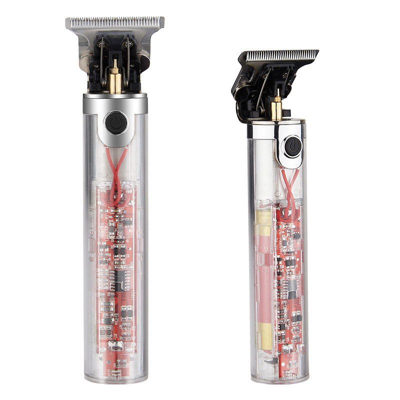 Best quality maquina de cortar cabelo professional good clippers accessories cordless USB Transparent hair trimmer hair