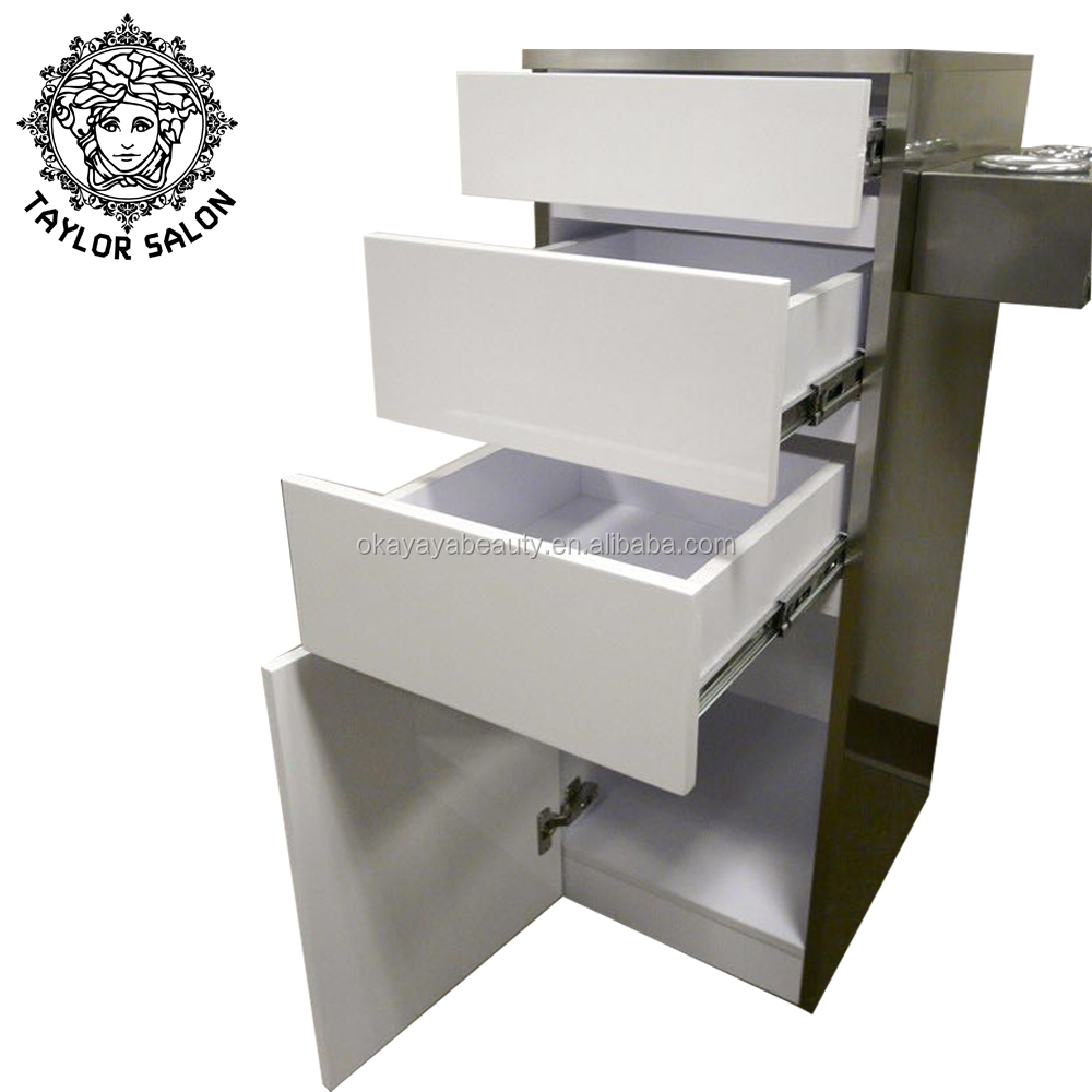 High quality beauty salon trolley salon cabinet metal trolley cart for barber shop