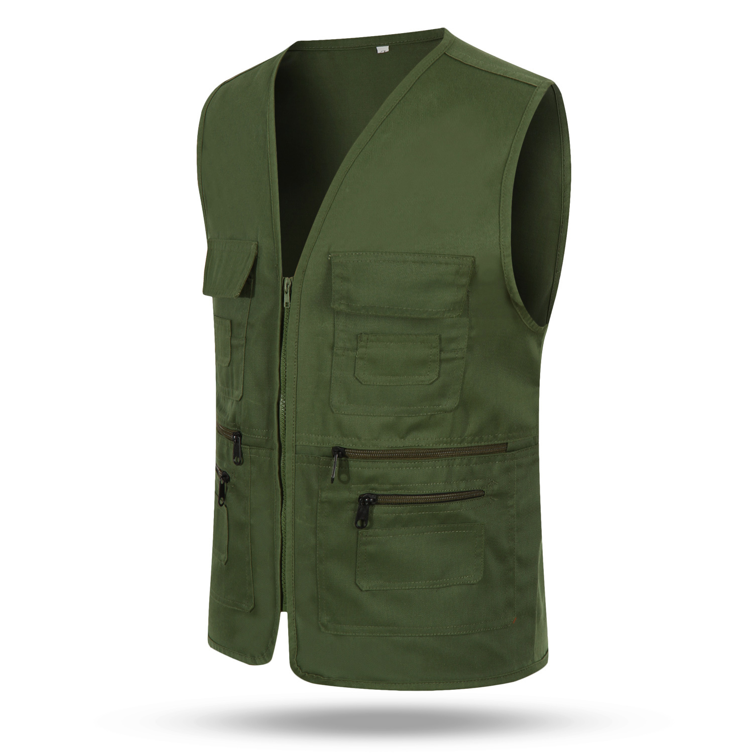 Professional multi pocket vest men's vests work tool vest custom logo