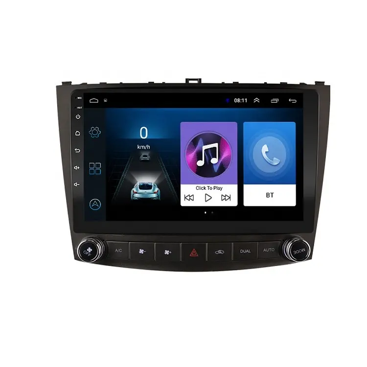 Автомобильный мультимедийный стерео-плеер, 2 Din, Android 10,1, для Lexus IS250, IS200, IS220, IS300, 8,1-2006, GPS-навигация, радио, 2012 дюйма
