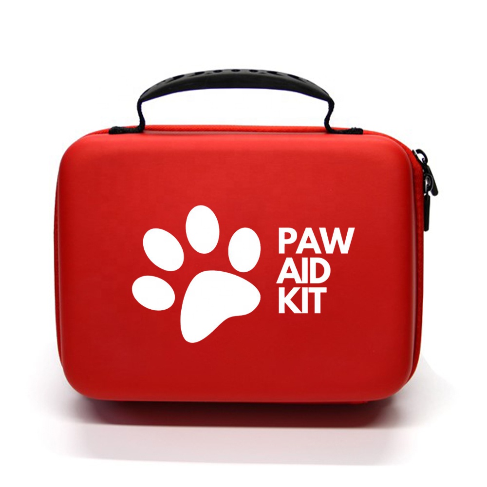 CE ISO Waterproof Custom PU outdoor multifunction adventure dog series emergency pet first aid kit For Dog With Supplies