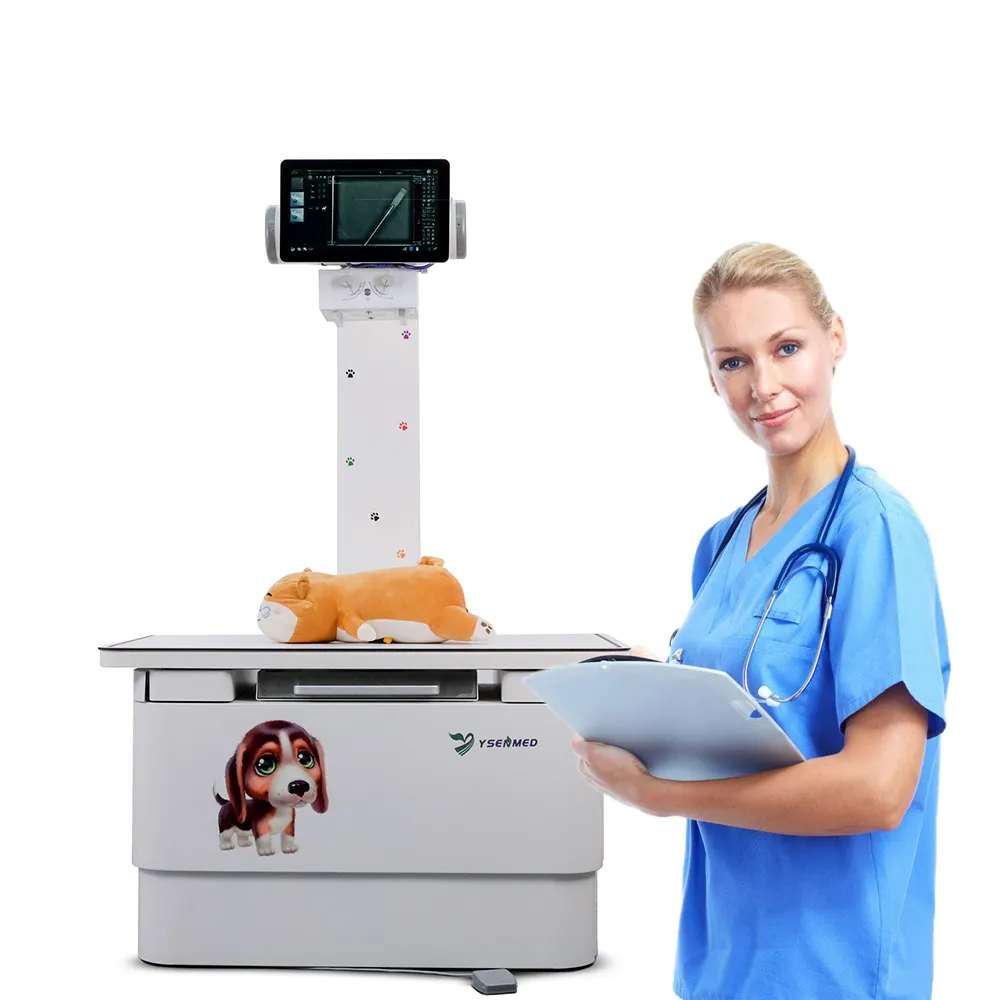 2020 Yueshen medical YSDR320-YSXVF 32kw/400mA xray equipment dr DR Vet X-ray Machine for animals