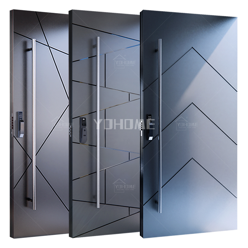 Arabic black outside door house main gate apartment main gate design stainless steel door main gate design in single door
