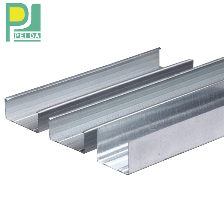 Low Price Drywall Metal Frame Galvanized Steel Studs Made In China