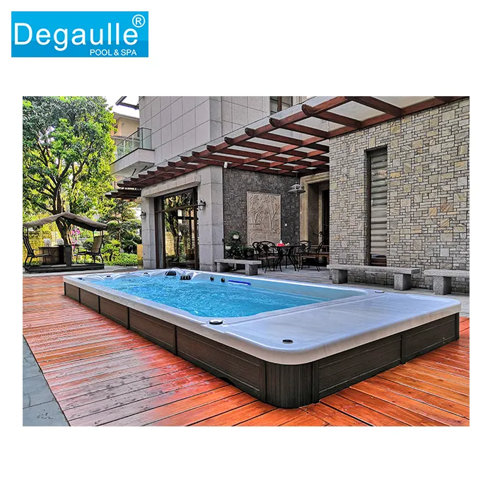 Design For Swimming Pool Degaulle Acrylic Sheet Inground Above Ground Outdoor Infinity Endless Swimming Pool For Swimming Pools
