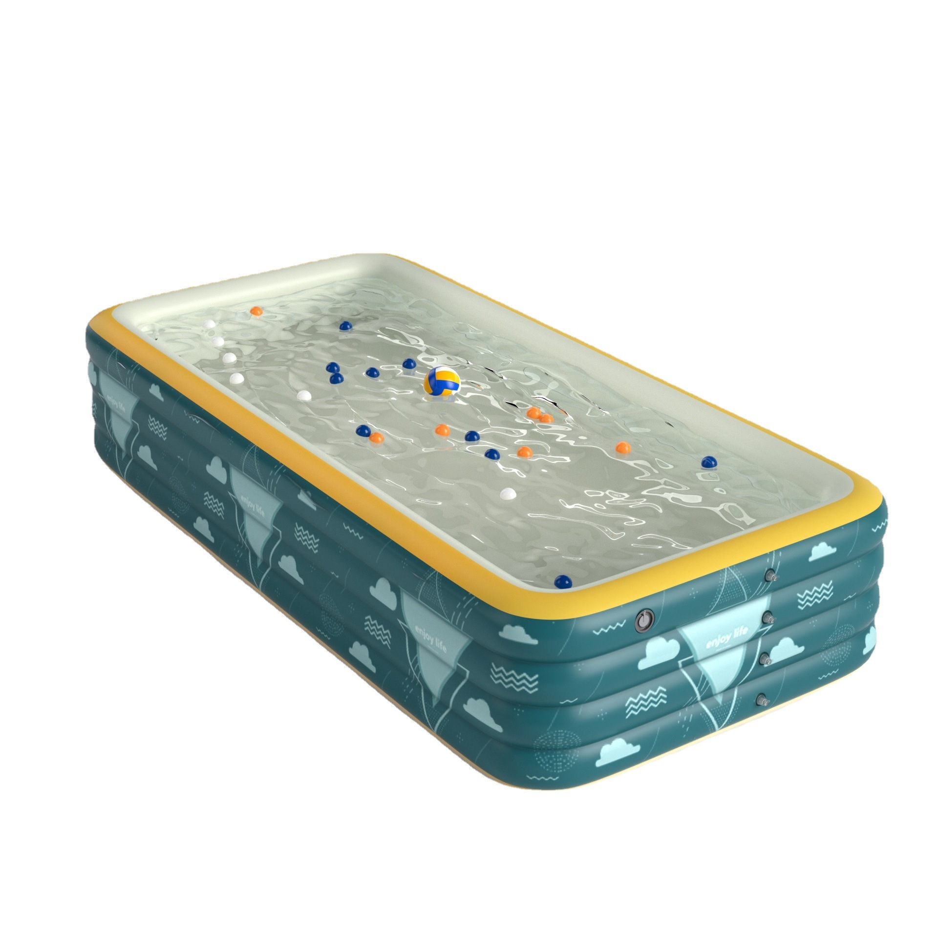 PVC smart wireless indoor and outdoor garden portable fold swimming pool baby Inflatable swimming pool